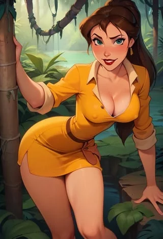 Jane Porter: English posh totty (ai)