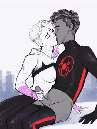 Spider-Gwen’s loving handjob (izraart) [Marvel]