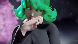 One-Punch Man "Tatsumaki's Telekinetic Ordeal: Power Unleashed in Intense Ecstasy."