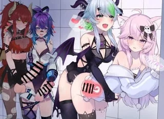 Mhmph~ Gods, you cuties- aaahhhh~ Are just so- nnngh~ Eager, aren't you~? ♡♡♡ (I want to be her, giving all the girlcocks at my college an amazing time~ ♡)
