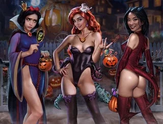 SnowWhite, Ariel, Mulan [Disney](Demonlorddante, VIIperArt, Ninjartist)
