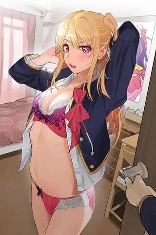 Aqua Accidentally Walks In On Ruby Getting Dressed (Oshi No Ko)