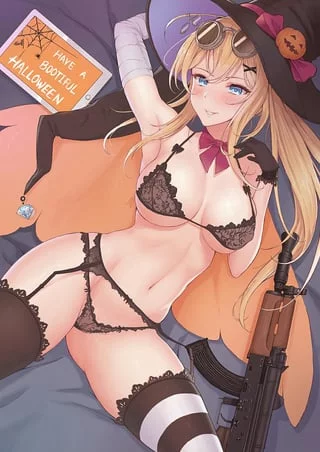 Kalina - Have a Bootiful Halloween (ElisKalti on Pixiv) [Girls' Frontline]