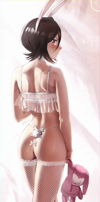 Cute bunny Rukia