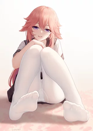 Yae miko from genshin impact