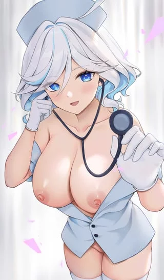 Nurse Furina checking your pulse 