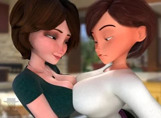 Aunt Cass and Helen Parr (TheduudeMan) [The Incredibles and Big Hero 6]