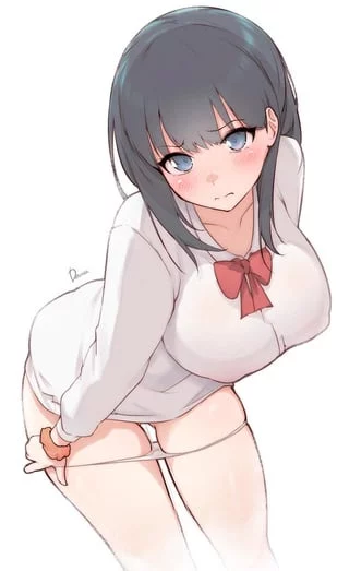 Rikka Dropping Her Pantsu