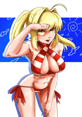 [OC] UMU! Nero Claudius in her glorious Summer Outfit! (Fate Series)