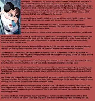 Experimenting on the Kissers [Forced Kiss] [Tongue Play] [Lab Experiment] [Transformation] [POV] [Boyfriend and Girlfriend] [AI Art: PixAI]