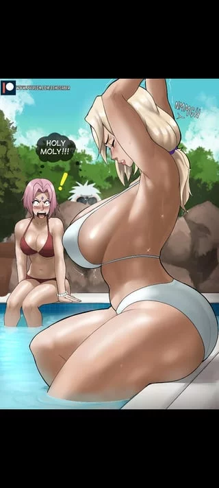 Posting (Tsunade) every day in December. We're not the only ones that like to Look at her perfect Tits 