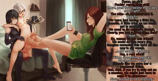 Three Girls and a Little Lie [futa, futa, and female] [fake blackmail] [real orgasms]