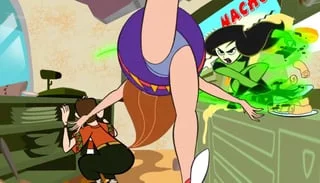 In the intro of her TV show, (Kim Possible) left us a gift