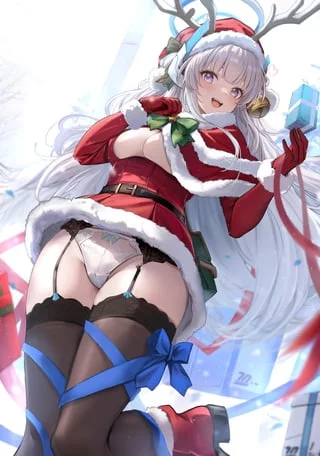 Noa in santa dress (DaSiu) 