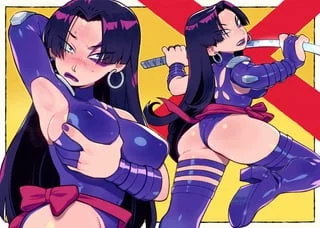 Psylocke - wakipai, you are a pervert (Speedo) [Marvel]