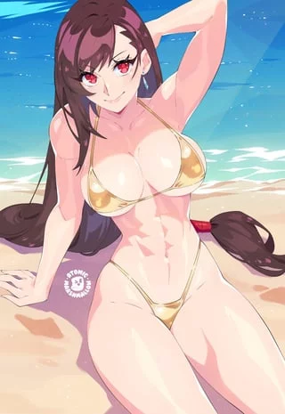 Gold Bikini Tifa [Final Fantasy] (AtomicMarshmallow)