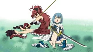 After a long day of fighting witches (madoka magica)