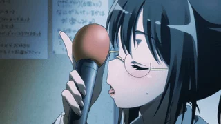 licking microphone [boku wa tomodachi]