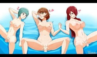 Persona 3 girls got creampied in the same bed [Tackery] 