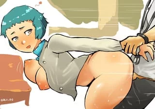 Fuuka taking it by behind [Coca_00]