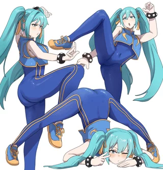Miku as Chun-Li