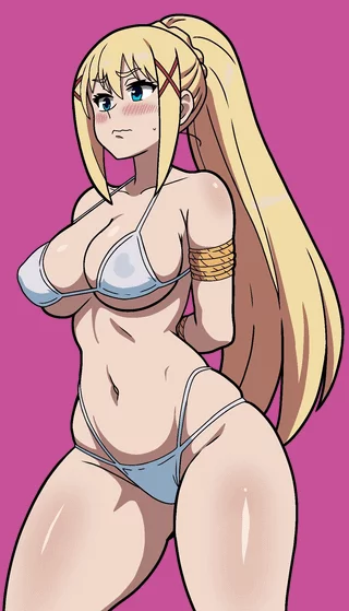 Very cute tied Darkness