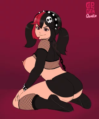 Why can’t I just have a PAWG Goth Girl twerk and rub her ass against me?! Ugh!