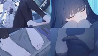 Himari & Rio Feet Sisters (Blue Archive)