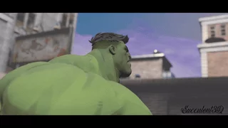 Black Widow & Hulk (Succulent3D) [Marvel Rivals]