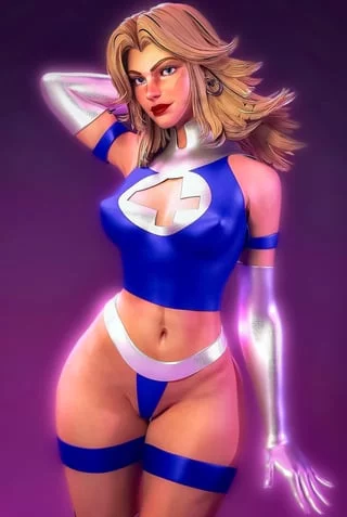 Sue Storm 90’s (4TeaSe7en) [Marvel Rivals]