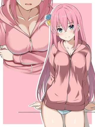 Bocchi Too Embarrassed To Show Her Swimsuit (Bocchi The Rock)