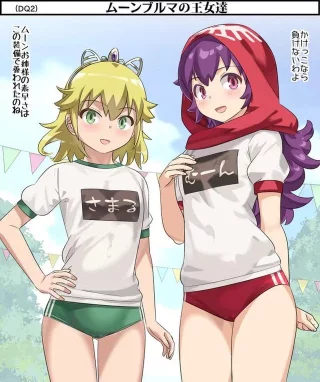 Cute Princesses in Buruma [Dragon Quest]