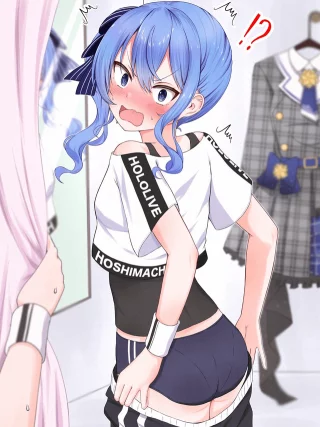 Walking in on Suisei Changing [Hopetiteve] 