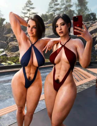 Jill Valentine and Ada Wong (Vexonair) [Resident Evil]
