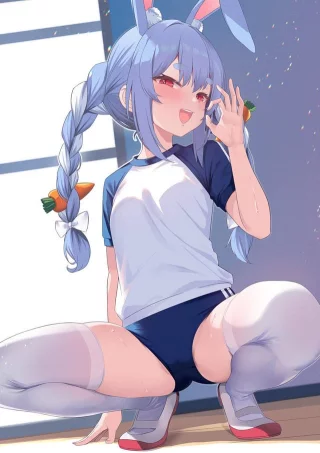 Pekora Dropping Low in Her Buruma [Hopetiteve]
