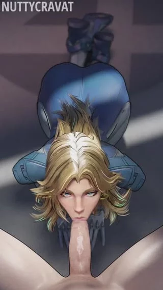 Invisible Woman sucking (NUTTYCRAVAT)
