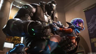 Juno - B.O.B doing something (LuneX3D) [Overwatch]