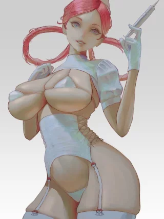 Nurse Joy is ready to do the examination (Igniteart) [Pokemon]