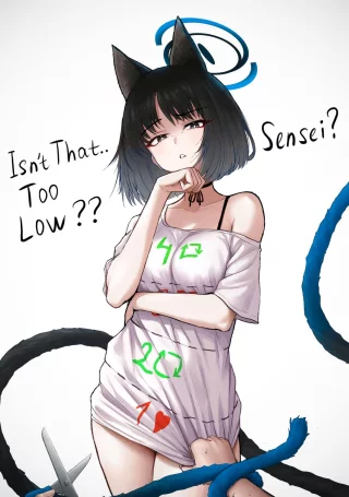 Kikyou Disgusted at the Low Numbers of the Challenge [Blue Archive]