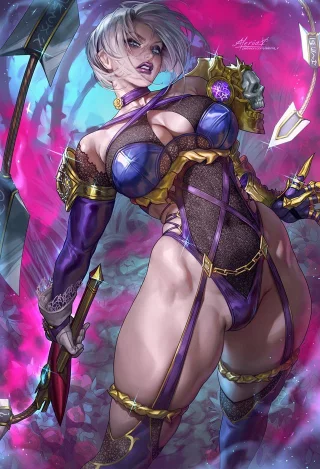 Fan art | Soulcalibur - Ivy Artist: @Aleriia_V