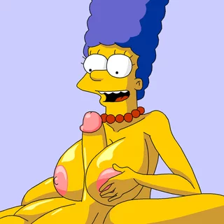 Tits fuck from your favorite MILF [Marge Simpson,The Simpsons]