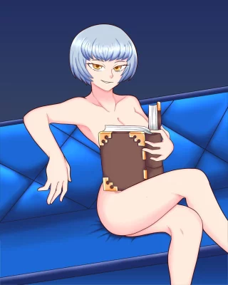 Elizabeth doing the book trend (Orangemint)