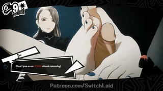 Persona 5 - Sae Niijima Footjob (SwitchLaid)
