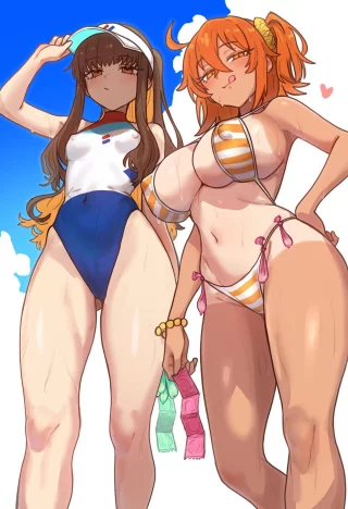 Hakuno and Gudako on the prowl (ebora) [Fate/Extra & Fate/Grand Order]