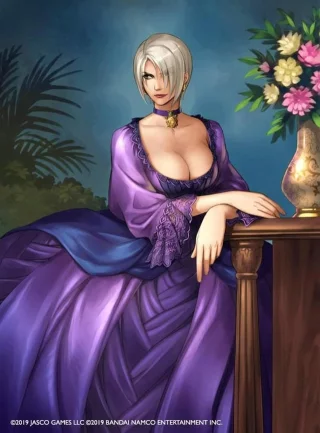 Mark my words: Ivy Valentine [Soul Calibur] each time she has a mansion party targets and picks one guy she finds cute and/or impressionable to give him the roughest and most dom fuck of his life.