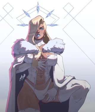 Why is the White Queen wearing panty? (Captain Smitty)