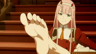 Zero Two teasing [Darling in the Franxx]