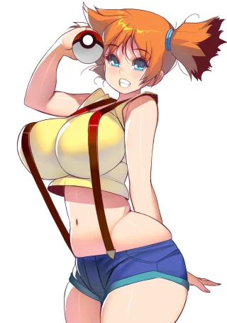 Misty smiling [Pokémon]