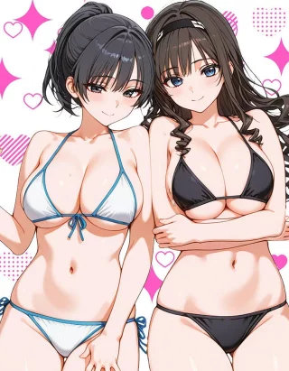 Haruka Morishima & Hibiki Tsukahara [Amagami]
