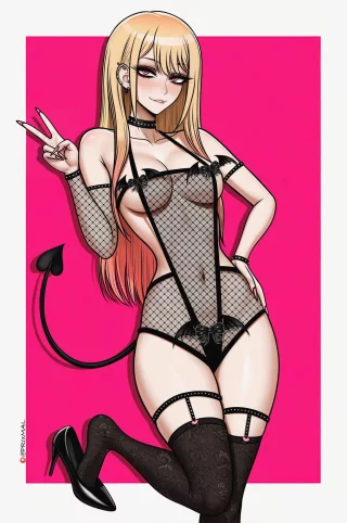Marin in Goth lingerie (PRIxMAL)